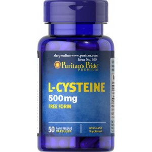 L-Cisteína, 500 mg - 50 cap.