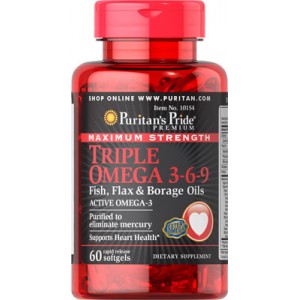 Triple Omega 3-6-9 de máxima potencia - 60 cap.