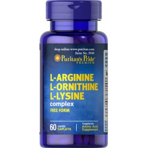 L-Arginine L-Ornithine L-Lysine - 60 cap.