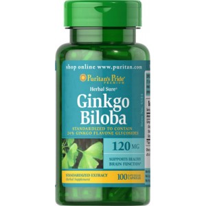 Ginkgo biloba, 120 mg - 100 cap.
