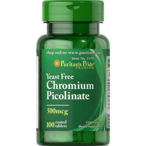 Picolinato de cromo, 500 mcg