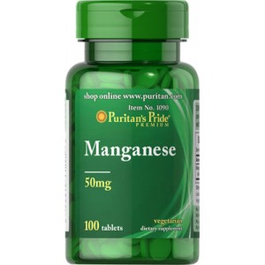 Manganeso, 50 mg - 100 cap.