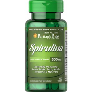 Espirulina, 500 mg - 100 cap.