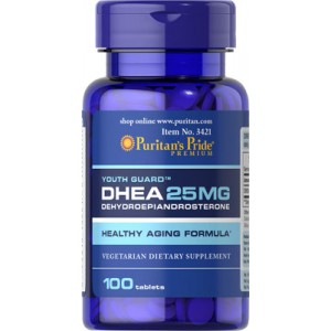 DHEA, 25 mg- 100 cap.